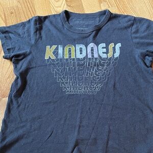 Junk Food Clothing Black 'Kindness' Graphic Tee by Anthropologie